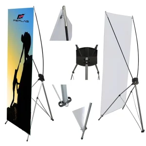 Factory Direct Custom Aluminum X-Stand Digital Printed Display for Indoor Advertising