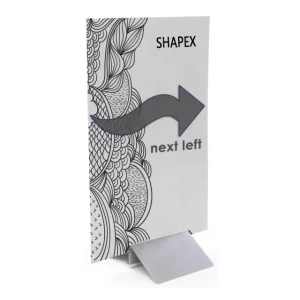 Factory Direct Custom Metal Poster Stand Base Heavy Duty Sign Holder for Retail Advertising Display