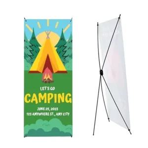 Factory Direct Custom Printed 80*180 13Oz Vinyl X Banner Stand Display for Trade Shows and Events