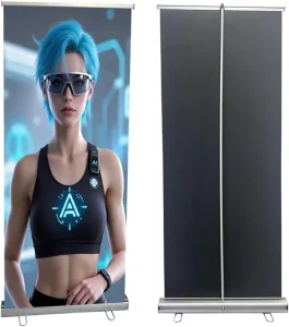 Factory Direct Custom Printed Aluminum Portable Retractable Roll-Up Banner Display Stand