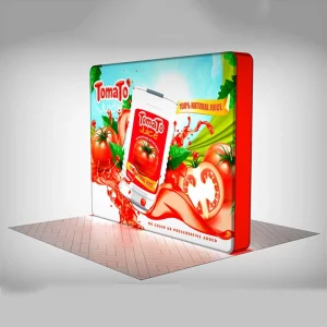 Factory Direct Customized Aluminum Profile SEG Pop-Up Display Stand Stretch Fabric Wall for Trade Show