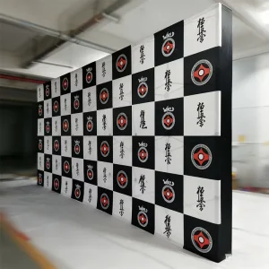 Factory Direct Fabric Pop-Up Backdrop Banner Stand with Custom Logo Printing