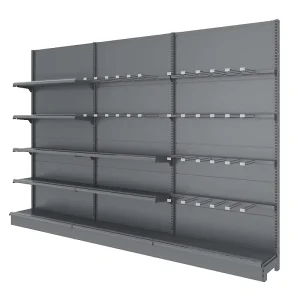 Factory Direct Gondola Supermarket Shelf with Hole Plate and Hanging Display Rack