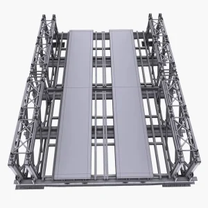 Factory Direct Heavy Galvanized Steel Bailey Bridge Truss