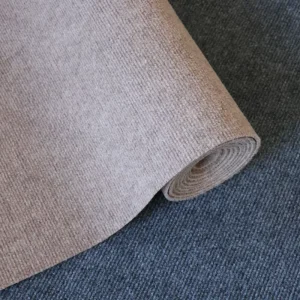 Factory Direct Nonwoven Needle Punch Plain Ribbed Exhibition Carpet