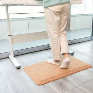 Factory Direct PU Anti-Fatigue Standing Mat Custom Anti-Slip Waterproof Wood Grain Floor Mat