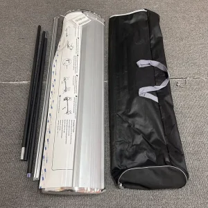 Factory Direct Sale Aluminum Roll up Retractable Scrolling Pull up Pop up Standing Banner