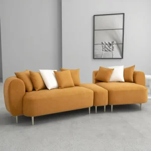 Factory Direct Sales High Quality Modern Luxury Modular Combination Boucle Fabric Hotel Apartment Leisure Sofa