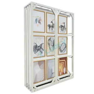 Factory Direct Showroom System Frame Photo Series Pull out Detachable Restaurant Layout Oil Painting Display Stand