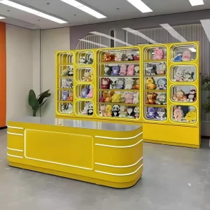 Factory Direct Trendy Toy Display Cabinet Modular Neon Shelving for Retail & Amusement Centers
