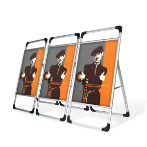 Factory Directly Square Shape Sign Stand Poster Frame Advertising Poster Board