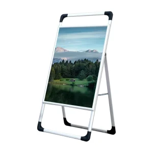 Factory Directly Square Shape Sign Stand Poster Frame Advertising Poster Board