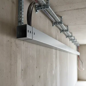 Factory Hot Dip Galvanized Trough Electrical Cable Tray Heat resistant Industrial Ventilated Outdoor Heavy Duty Cable Trunking