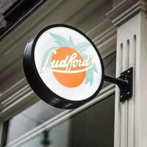Factory LED Advertising Light Box Sign, Hanging, Waterproof, Outdoor, 5000 Lumens