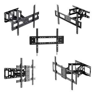 Factory Manufacturer TV Mount Full-Motion Stand Wall-Mounted Universal Fixed Tilt Swivel Bracket