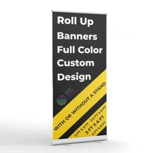 Factory Outdoor Waterproof Shelf Roll-Up Scrolling Banner Kakemono 60cm
