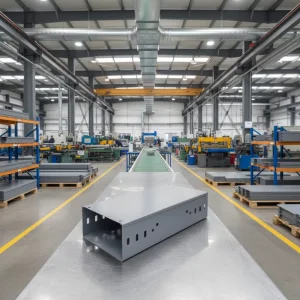 Factory Price 1000mm Length Pre galvanized Anti Corrosion Cable Tray Powder Coated Heavy Duty Corrosion resistant Cable Tray