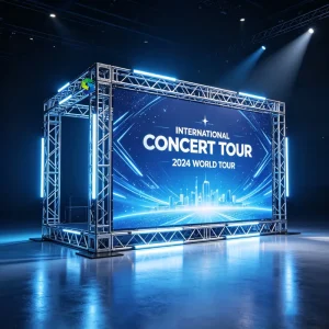 Factory Price Aluminum Frame Truss Structure and Stage Lights Exhibition Truss Customizable