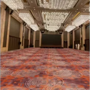 Factory Price Polyester Large Wall to Wall Carpeting for Banquet Hall Hotels Customizable Prayer and Car Use Rolls