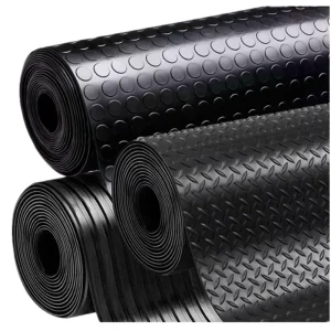 Factory Round Coin Pattern Rubber Sheet Floor Mat