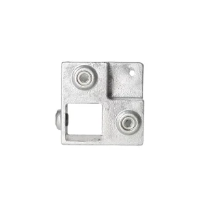Factory Square Tube Connectors 20 25 30mm Tube Outlet 4 Way Pipe Fittings
