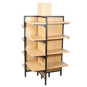 Factory Wooden Display Stand for Grocery Store Shelves