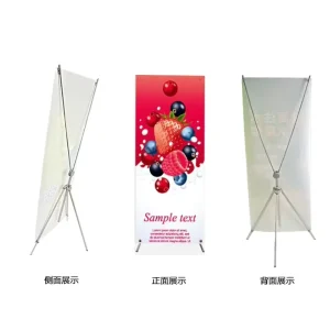 Factory X Stand Custom Design Foldable X Banner Stand 60 x 160 cm / 80 x 180 cm