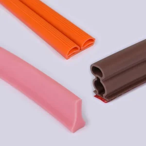 Factory direct High temperature Resistant Silicone Sealing Strips T profile and Double D Profile Anti collision Types
