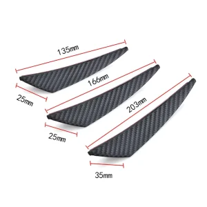 Fashion Anti collision Strips Scratch Resistant Carbon Fiber Car Accessories Stickers Decorative Car Parts