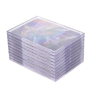 Fashion Combined Design Brick Business Card Holder Reusable Rigid Plastic Card Case