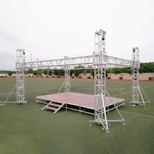 Fashion Show Stage Equipment Truss Outdoor Concert Roof Square Galvanized Aluminium Stage Lighting Truss