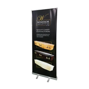 Fast Shipping Roll up Banner Advertising Display 85*200cm Aluminum Roll up Display Stand Retractable Rollup Banner