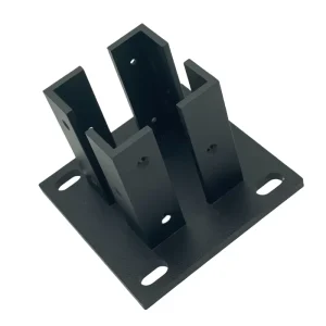 Fence Post Base 4×4 Brackets for Wood Stable Fence Post Anchor Support