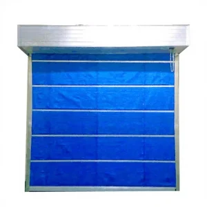 Fire Resistant Inorganic Fabric Finished Smoke Curtain Rolling Door for Underground Parking Fire Prevention Safety System