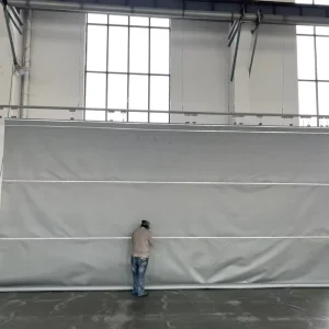 Fireproof Automatic Drop Smoke Barrier with CE Certification for Underground Garage & Supermarket