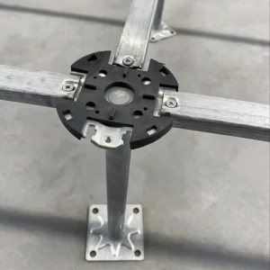 Fireproof Soundproof Adjustable Steel Raised Floor Support Pedestal for Hospital Use