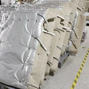 Fireproof Waterproof Fiberglass Industrial Detachable Insulation Cover