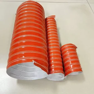 Fireproof Wire-Reinforced High-Temperature Flexible Air Ducting Hose