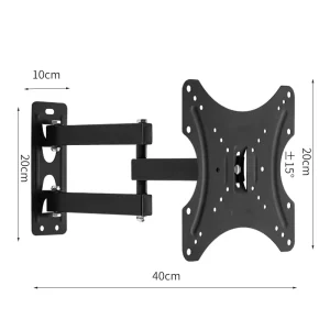 Fixed Full Motion Low Profile Ultra Thin TV Bracket for 70 Inch LED LCD Flat Screen 40kg Load Capacity Flush Wall Mount Space