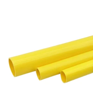 Flame Resisting Yellow Thin Wall PVC Electrical Conduit Thai Standard Manufacturer