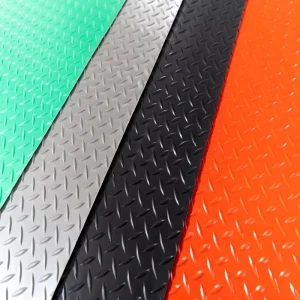 Flame Retardant Anti Slip PVC Non Slip Floor Mats Workshops Friendly Indoor Rubber Sheets Vinyl Roll for Villa & Hospital Use