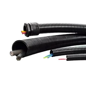 Flame-Retardant Cable Flexible Plastic Glands Corrugated Conduit