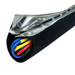 Flame Retardant Heat Insulation Cable Protector Sleeve Steel Buckle Wire Cable Sleeve From High temperature