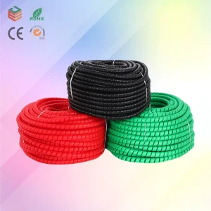 Flame-Retardant PP Spiral Cable Protector Insulated Wire Wrap for Electrical Cabinets