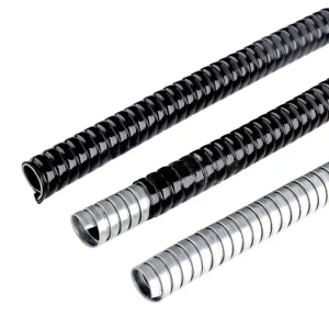 Flame-Retardant PVC/PP Corrugated Flexible Conduit for Wire and Cable with Plastic-Coated Metal