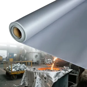 Flame Retardant Silicone Rubber Coated E-Glass Fiberglass Fabric Heat Resistant