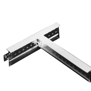 Flat Metal Ceiling Tgrid T Bar Frame for Gypsum Board Ceiling T Grid Wall Angle Size Ceil Cross Tee Grids for False Accessories
