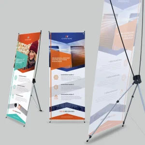 Flex Banner Advertising X Banner Stands Display Stand Publicidad