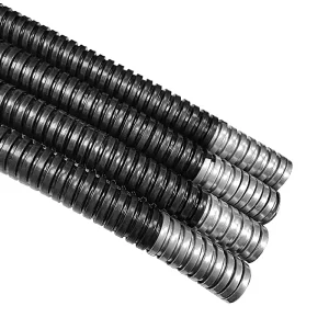 Flexible Metal Conduit with PVC Coating Flame Retardant for Industrial Cable Management CE Certified
