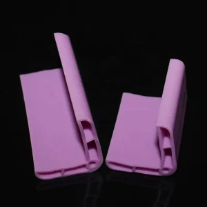 Flexible U Channel Silicone Trim Anti collision Shock Absorbing Seal Strip for Glass Metal Panel Edge Protection